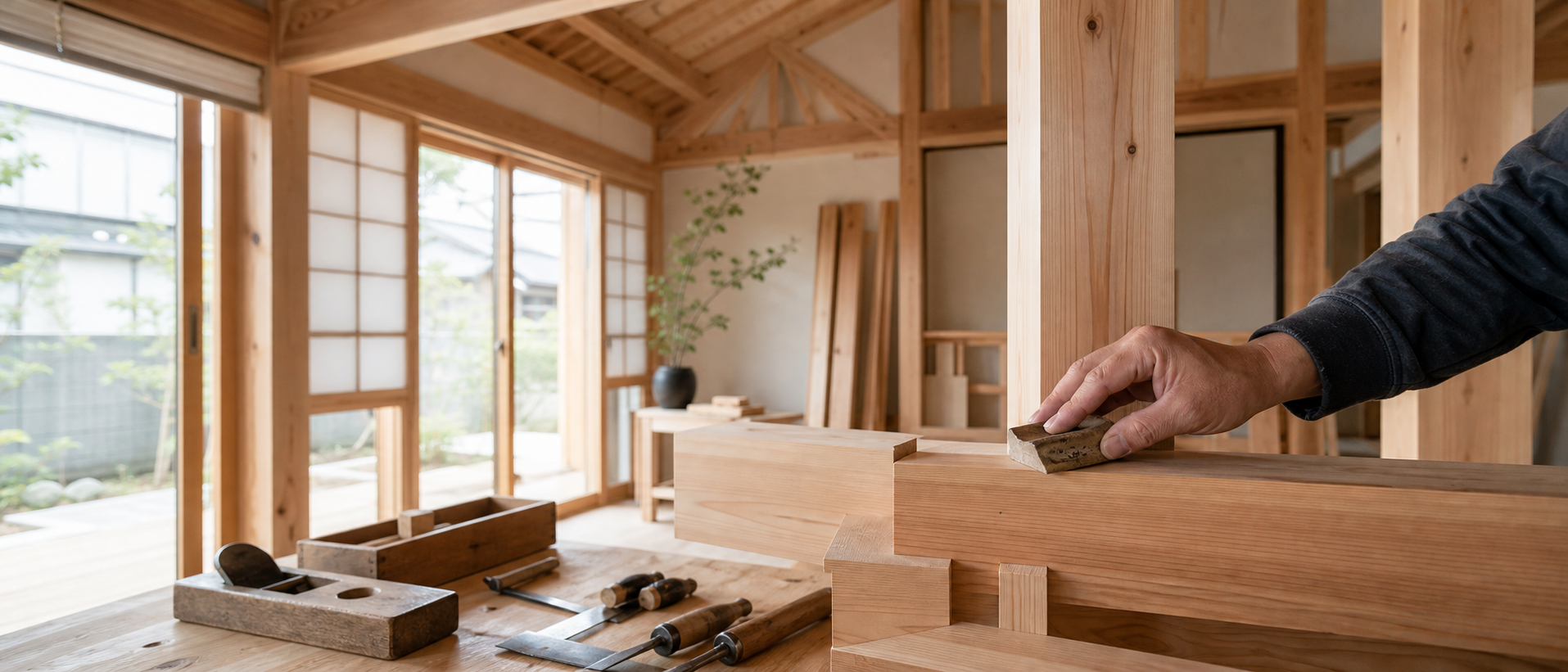 木造住宅の大工仕事