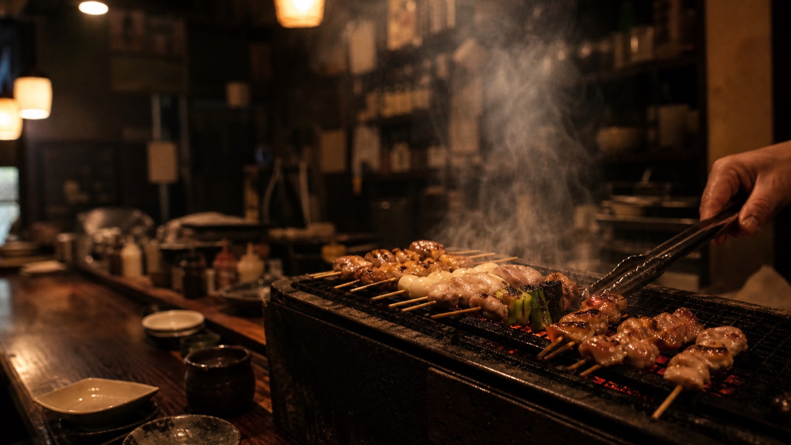 炭火酒場 囲 の店内