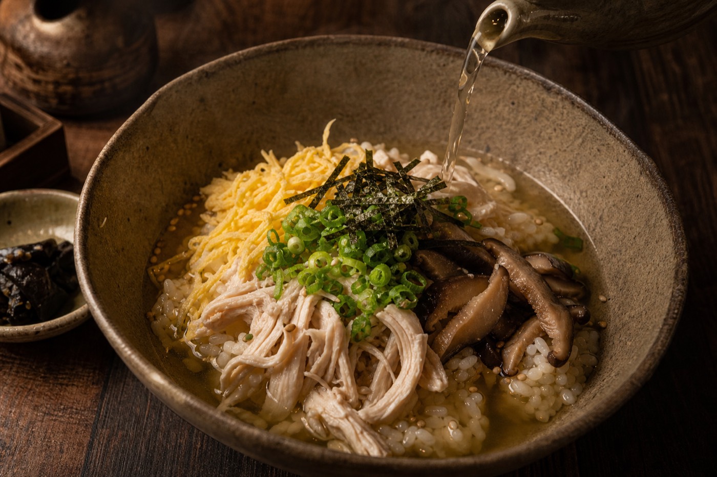 〆の鶏飯