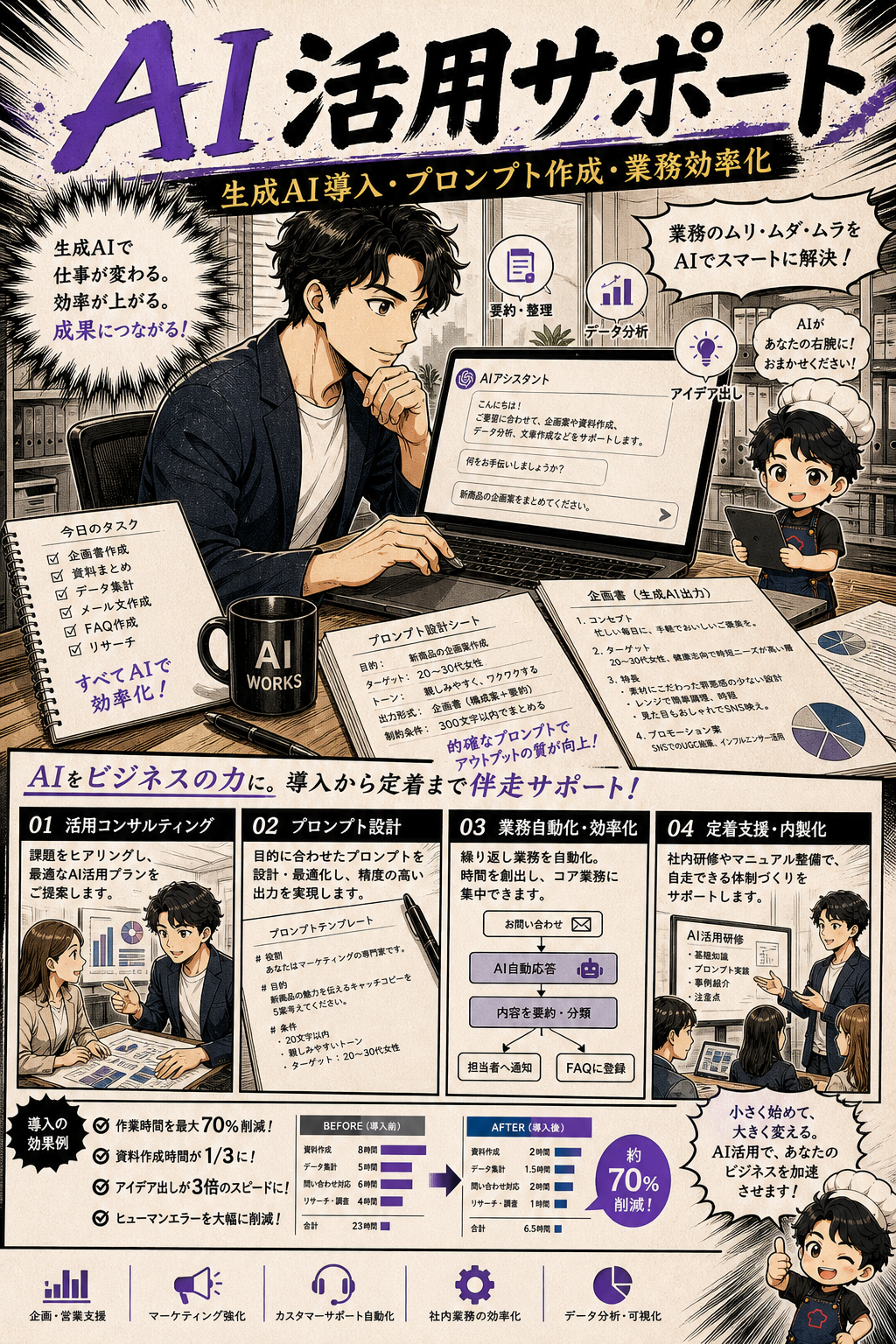 AI活用サポート