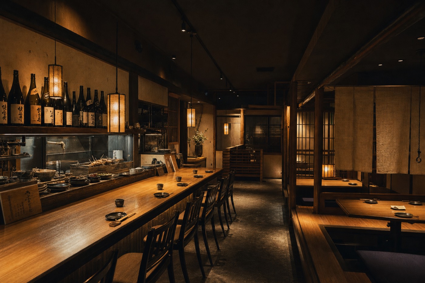 居酒屋ホームページサンプルのイメージ