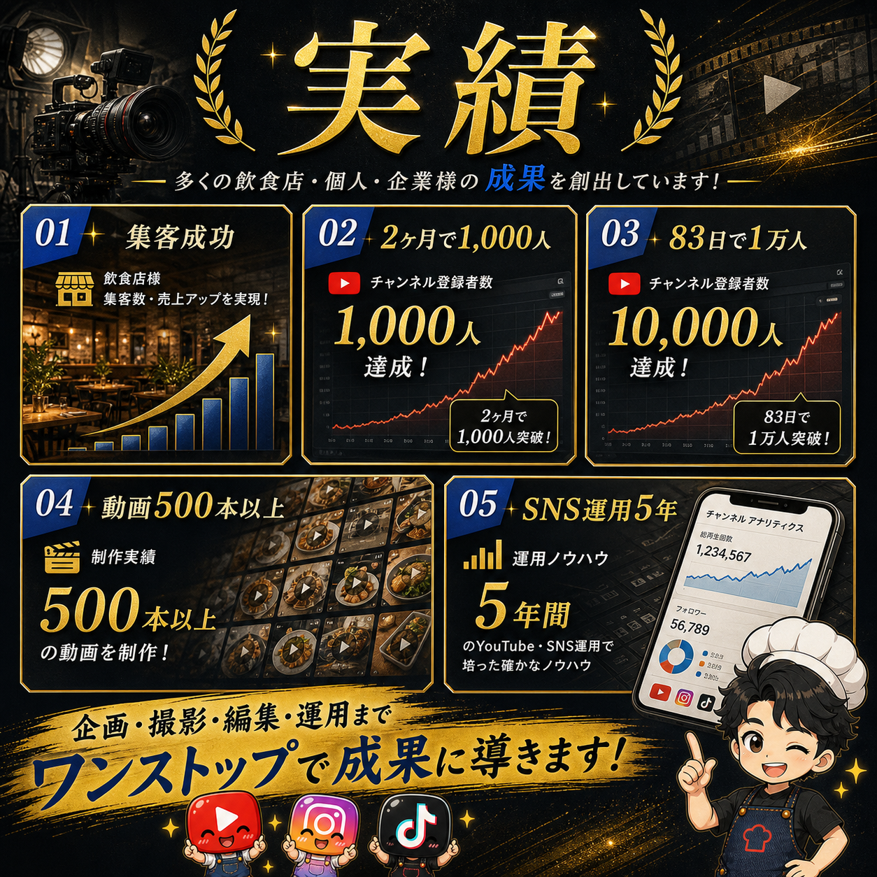 実績